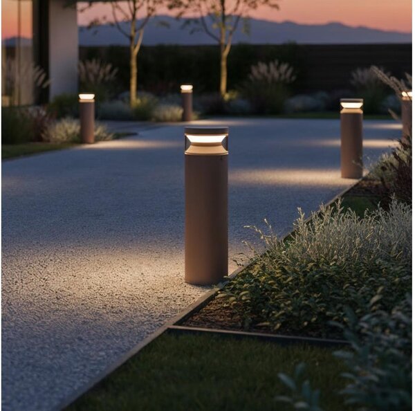 Ideal Lux - Lampada LED da esterno BOEING LED/14W/230V 40 cm IP65 marrone