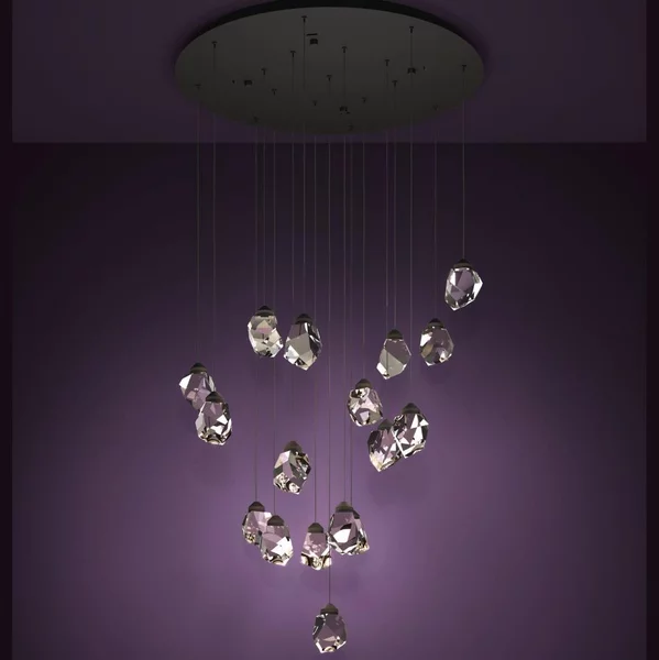 Eglo 390413 - Lampadario a sospensione con filo LED dimmerabile SINDICAT 17xLED/3W/230V 3000K