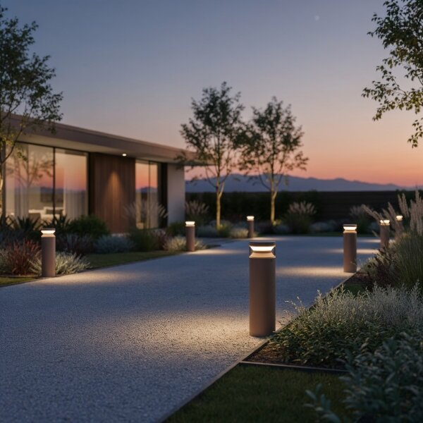 Ideal Lux - Lampada LED da esterno BOEING LED/14W/230V 40 cm IP65 marrone