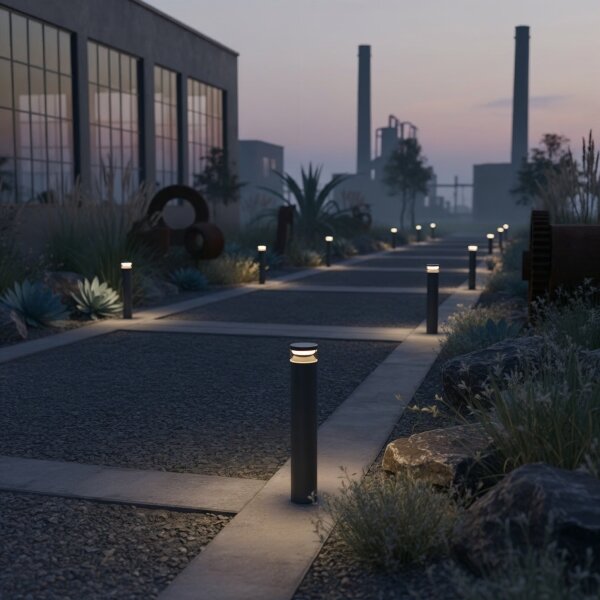 Ideal Lux - Lampada LED da esterno BOEING LED/14W/230V diametro 70 cm IP65 nero