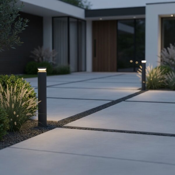 Ideal Lux - Lampada LED da esterno BOEING LED/14W/230V 100 cm IP65 nero