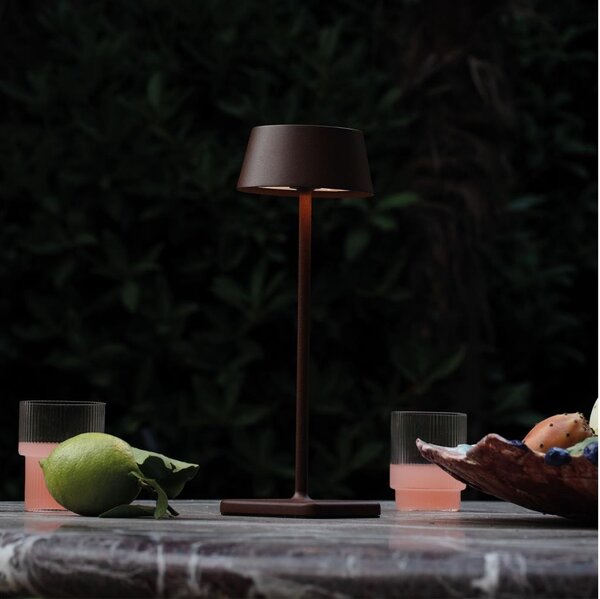 Ideal Lux - Lampada touch dimmerabile PURE LED/1,5W/3,7V CRI 90 IP54 marrone