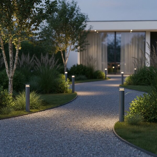Ideal Lux - Lampada LED da esterno BOEING LED/14W/230V diametro 70 cm IP65 antracite