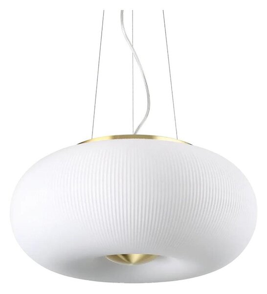 Ideal Lux - Lampadario LED a sospensione con filo ARIZONA 3xGX53/9W/230V diametro 40 cm bianco