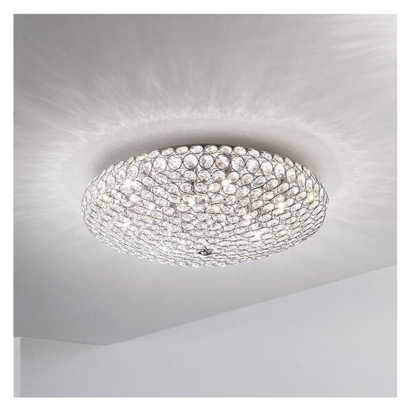 Ideal Lux - Plafoniera LED di cristallo KING 5xG9/3W/230V diametro 38 cm cromo