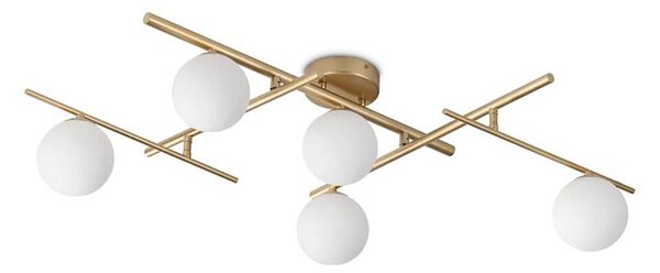 Ideal Lux - Lampadario a plafone LED ATLAS 5xG9/3W/230V oro
