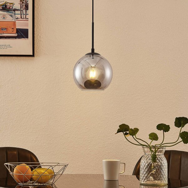 Lampada a sospensione Jurian Lindby, dimmerabile, Alluminio / Grigio / Zincato, Soggiorno / Sala da pranzo, Metallo, Moderno, Lampada a sospensione