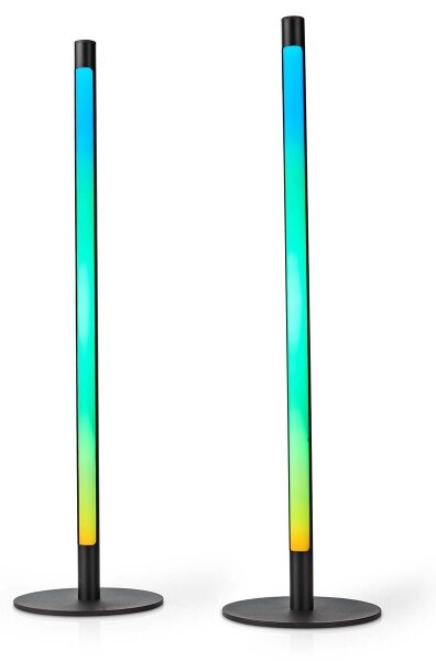 Nedis WIFILD10RGBW-SADA 2xLED RGBIC lampada da tavolo LED 36W 2700-6500K+DO