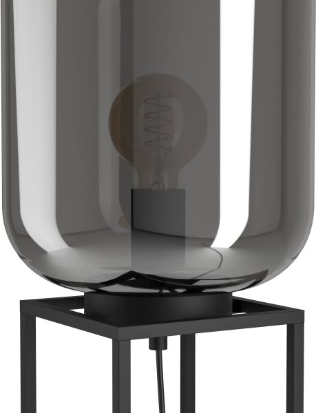 Eglo 39988 - Lampada da tavolo BULCIAGO 1xE27/40W/230V fumé