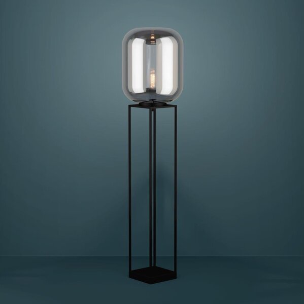 Eglo 39989 - Lampada con piedistallo BULCIAGO 1xE27/40W/230V fumé