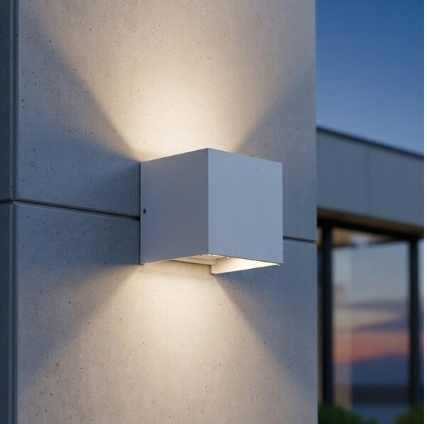 Ideal Lux - Applique a LED da esterno ATOM LED/12W/230V IP54 bianco