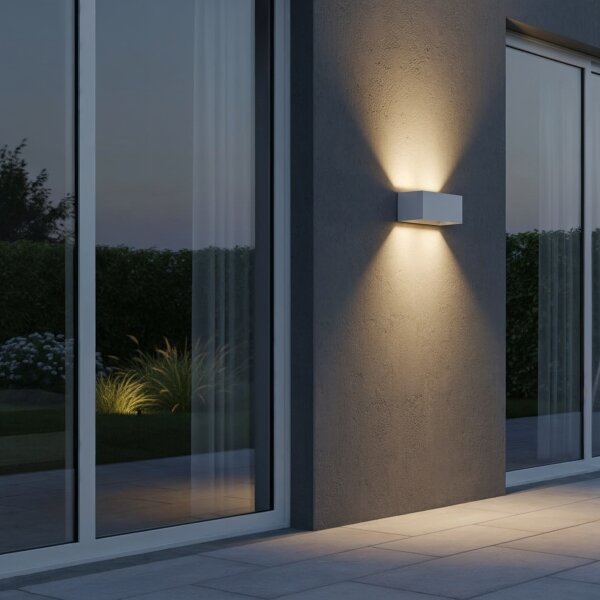 Ideal Lux - Applique a LED da esterno ATOM LED/25W/230V IP54 bianco