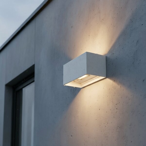 Ideal Lux - Applique a LED da esterno ATOM LED/25W/230V IP54 bianco