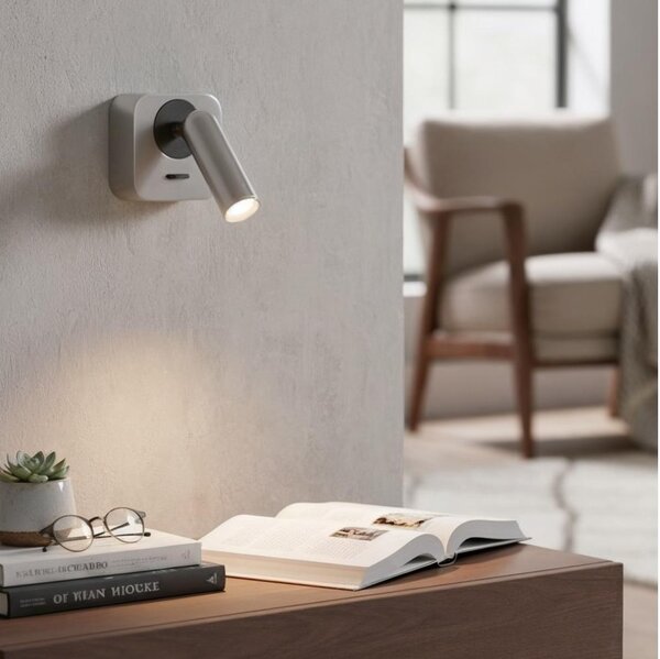 Ideal Lux - Luce Spot da parete a LED BEAN LED/3W/230V CRI 90 cromo lucido