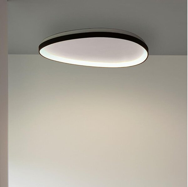 Ideal Lux - Plafoniera LED GEMINI LED/42W/230V diametro 81 cm CRI 90 nero