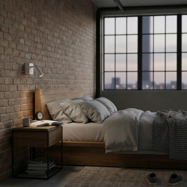 Ideal Lux - Luce Spot da parete a LED BEAN LED/3W/230V CRI 90 bianco