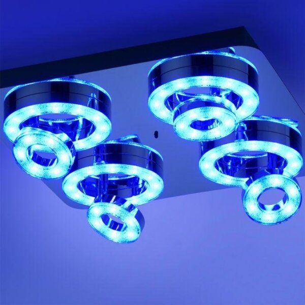 JUST LIGHT. 14662-17 - LED RGBW Faretto dimmerabile TIM 4xLED/5,9/230V + +TC