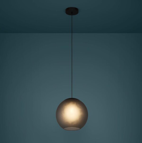 Eglo 390212 - Lampadario a sospensione con filo ARANGONA 1xE27/40W/230V fumé