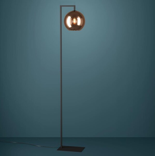 Eglo 390253 - Lampada con piedistallo CORDOBA 1xE27/40W/230V rame