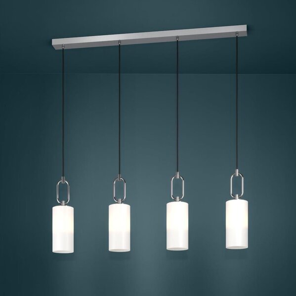Eglo 390129 - Lampadario a sospensione con filo MAJANA 4xE27/40W/230V cromo lucido