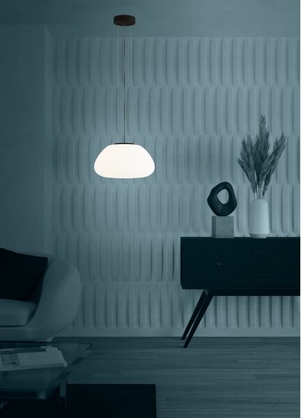 Eglo 390201 - Lampadario a sospensione con filo BALMES 1xE27/40W/230V