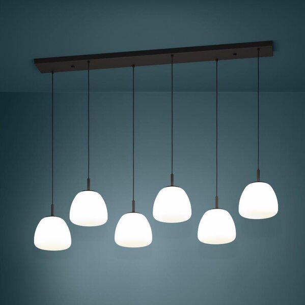 Eglo 390203 - Lampadario a sospensione con filo BALMES 6xE27/40W/230V