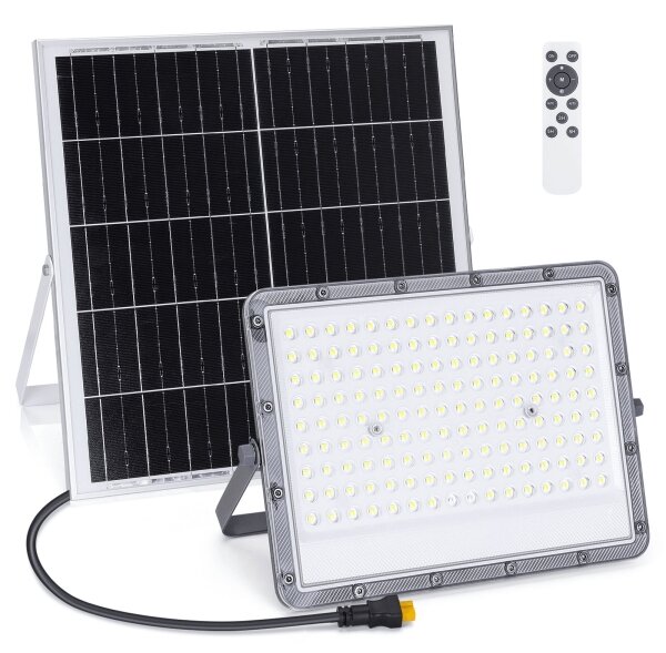 Aigostar - Faro solare LED dimmerabile LED/200W/3,2V IP65 + telecomando