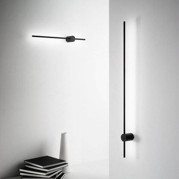 Ideal Lux - Applique a LED ESSENCE LED/12W/230V 4000K 70 cm CRI 90 nero