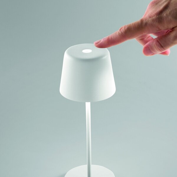 Ideal Lux - Lampada da tavolo touch dimmerabile CUTE LED/2,5W/3,7V IP65 bianca