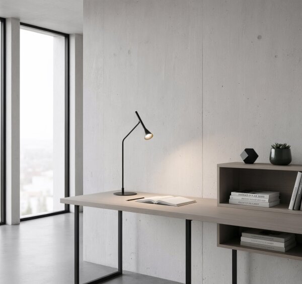 Ideal Lux - Lampada da tavolo LED dimmerabile DIESIS LED/6,5W/230V CRI 90 nero