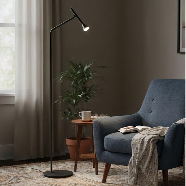Ideal Lux - Lampada LED da terra DIESIS LED/4,5W/230V CRI 95 nero