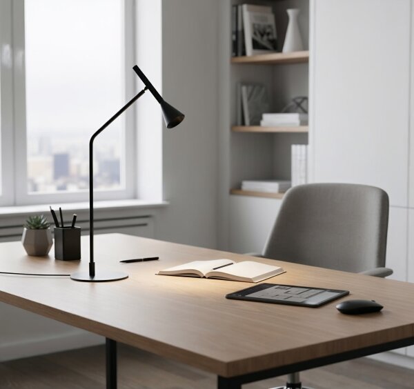 Ideal Lux - Lampada da tavolo LED dimmerabile DIESIS LED/6,5W/230V CRI 90 nero