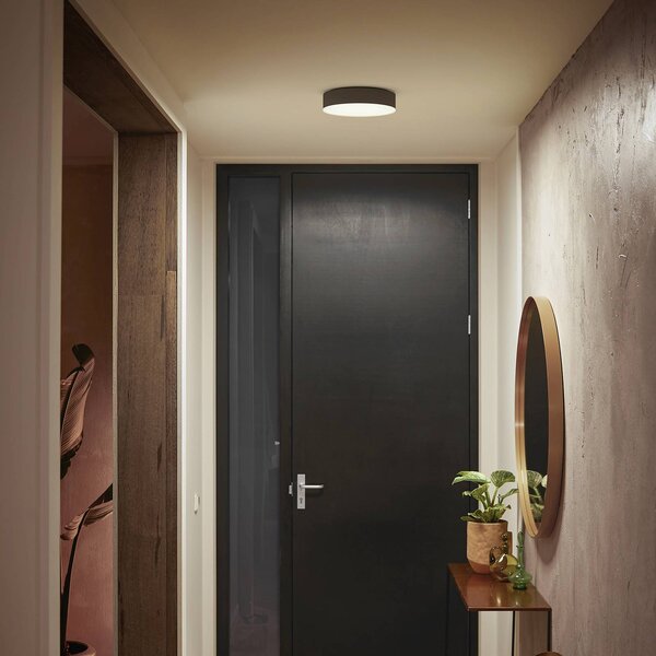 Philips Hue Plafoniera smart Hue, dimmerabile, Nero, Soggiorno / Sala da pranzo, Metallo, Moderno