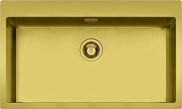 Apell MEM76GP Lavello Vasca 760x505mm sottotop Gold