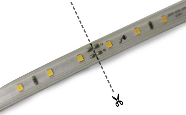 Aigostar - Striscia LED 350W/230V 50m verde IP65