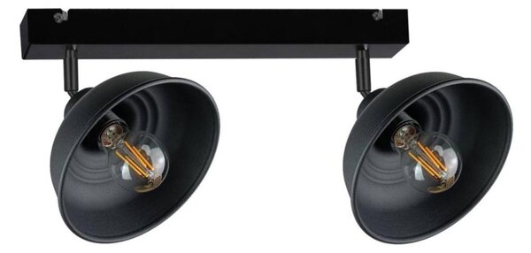 Faretto FAUN 2xE27/60W/230V nero