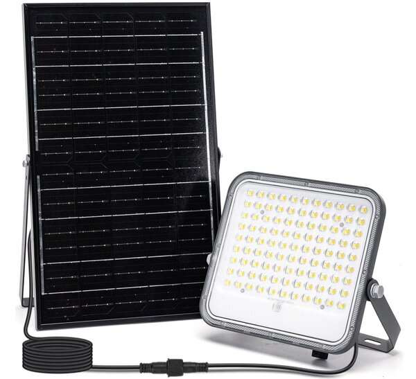 Aigostar - Proiettore solare LED dimmerabile LED/150W/3,4V IP66 + telecomando