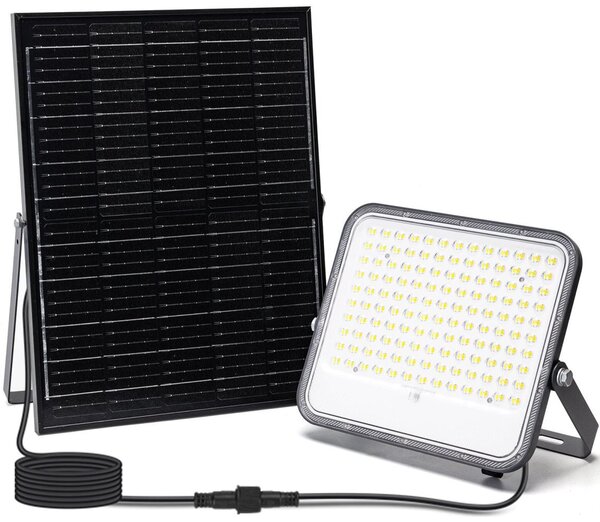 Aigostar - Proiettore solare LED dimmerabile LED/200W/3,4V IP66 + telecomando