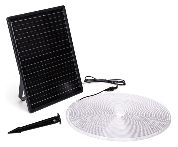 Aigostar - Striscia solare LED dimmerabile LED/20W/3,2V 20 m 2700K IP65 + telecomando