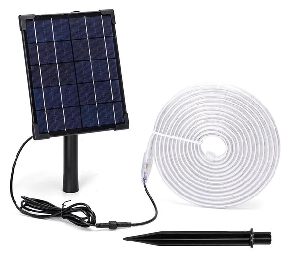 Aigostar - LED RGB Striscia solare dimmerabile LED/5W/3,2V 5+2m IP65 + +TC