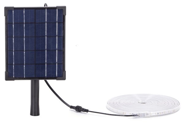 Aigostar - LED RGB Striscia solare dimmerabile LED/5W/3,2V 5+2m IP65 + +TC