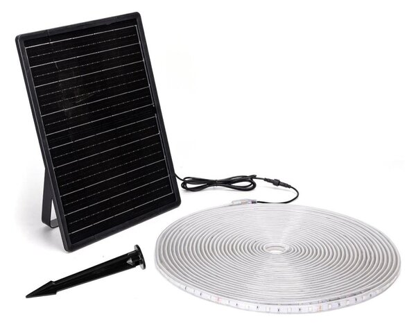 Aigostar - LED RGB Striscia solare dimmerabile LED/20W/3,2V 20 m IP65 + +TC