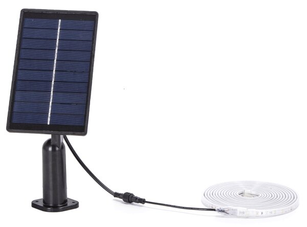 Aigostar - Striscia solare LED RGB dimmerabile LED/1,6W/3,2V 5 m IP65 + telecomando