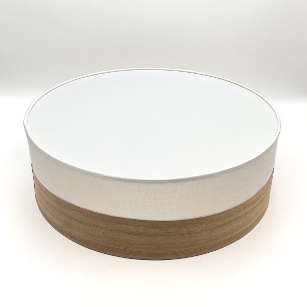 Plafoniera LED SIRJA WOOD LED/36W/230V diametro 45 cm bianco/quercia