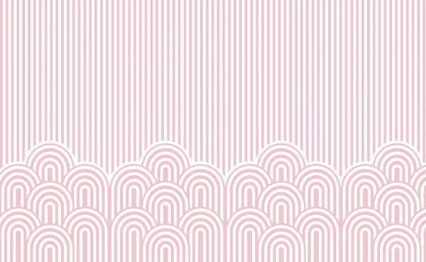 Carta da parati Carta da parati a righe bianche e rosa, Carta da parati design, Carta da parati popolare, u97140 - Tapeko.it