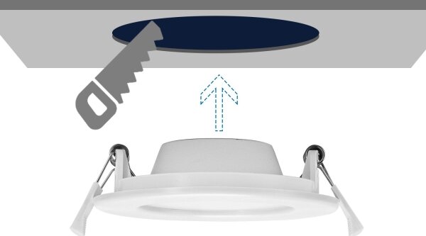 Aigostar - Lampada LED da incasso ULTRATHIN LED/9W/230V 6000K bianco