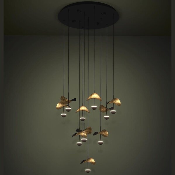 Eglo 390339 - Lampadario a sospensione con filo LED dimmerabile DRACERA 10xLED/2,3W/230V diametro 58 cm