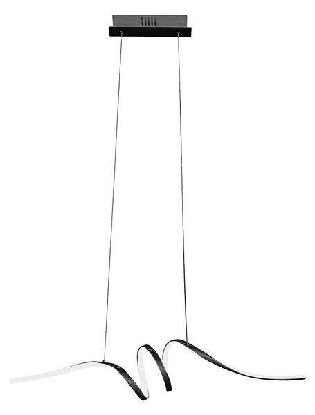 Lampadario LED a sospensione con filo LOOP LED/28W/230V nero