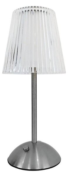 LED Lampada da tavolo ricaricabile touch dimmerabile ELBA LED/1,6W/800 mAh cromo opaco/limpido