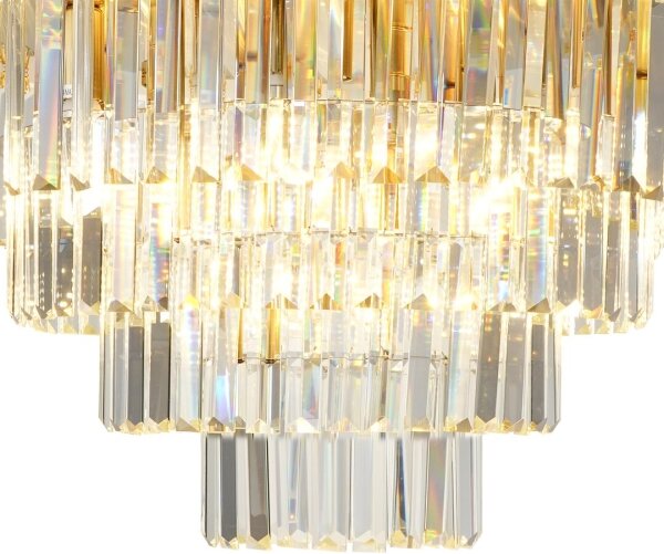 Plafoniera MILANO 9xE14/40W/230V oro